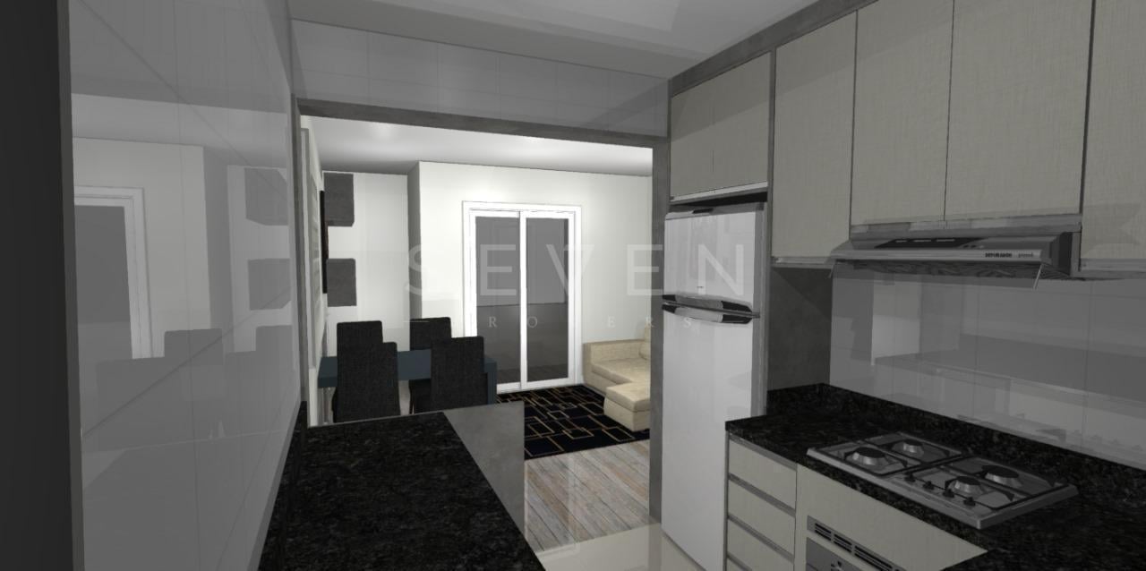 Apartamento mobiliado à venda em Curitiba  2 quartos, moderno ...