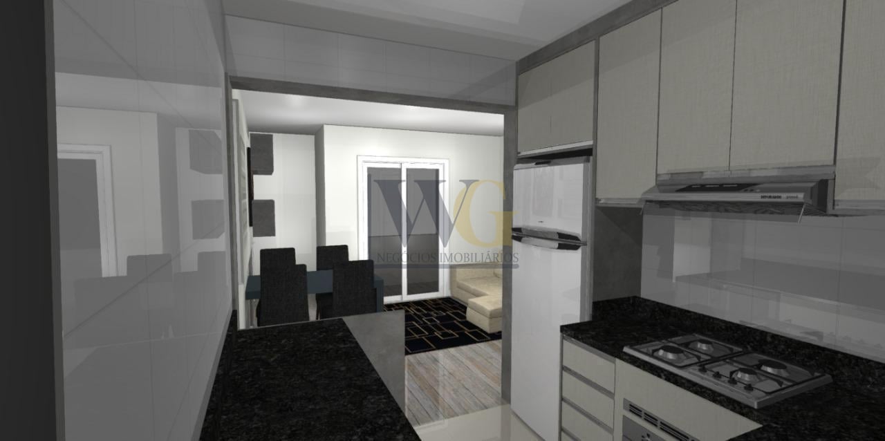 Apartamento mobiliado à venda em Curitiba  2 quartos, moderno ...