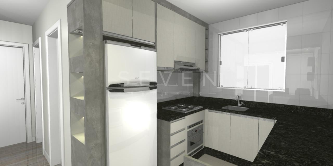 Apartamento mobiliado à venda em Curitiba  2 quartos, moderno ...
