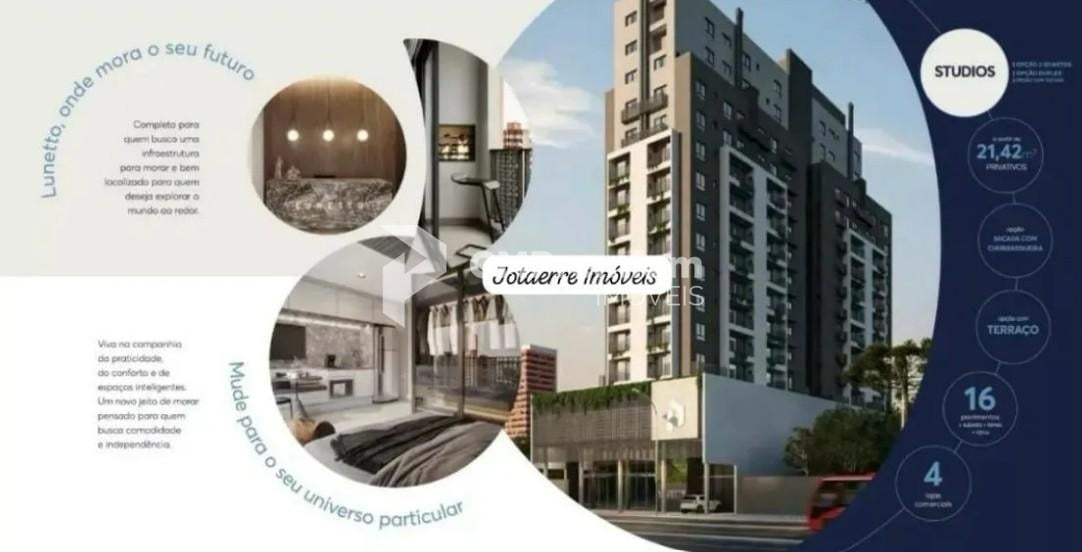 Stúdio 29,38 m  com sacada, churrasqueira e vista panorâmica n...