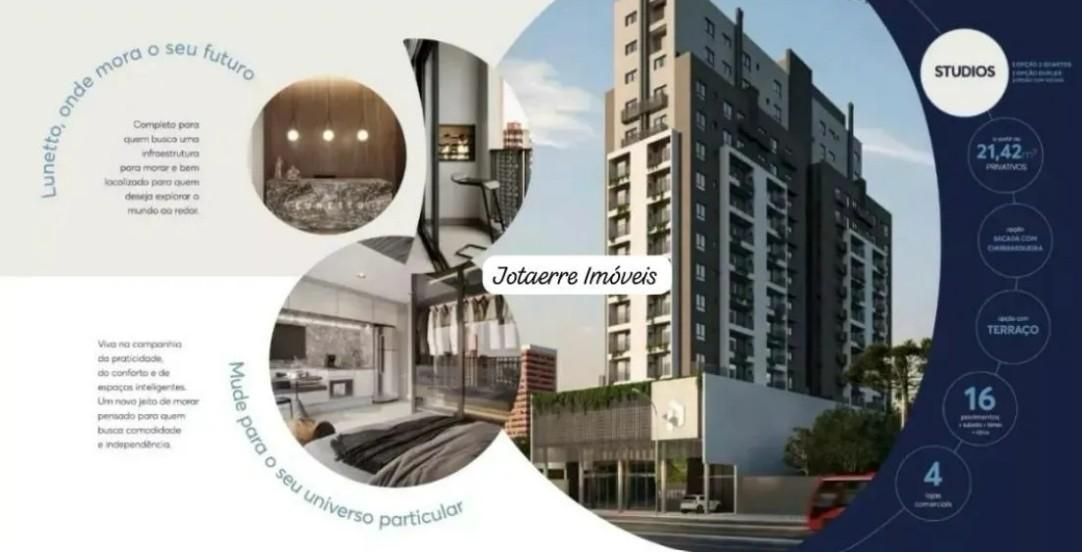 Stúdio 29,38 m  com sacada, churrasqueira e vista panorâmica n...