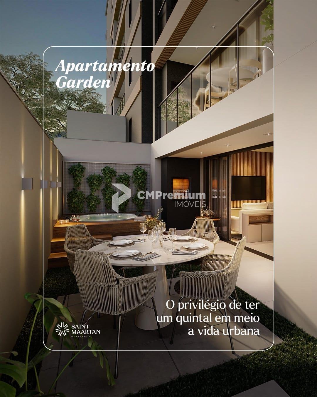 Apartamento Garden com grande 83 m , somente de área externa ,...