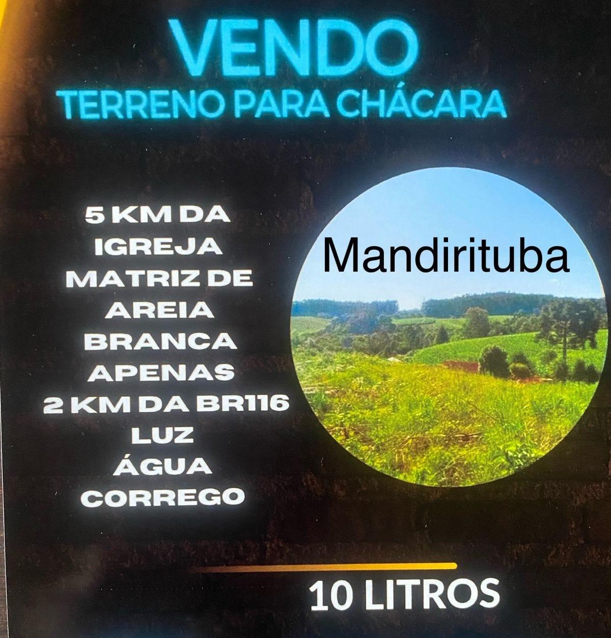 Terreno para Chácara em Mandirituba  6.050 m  Próximo à BR-116