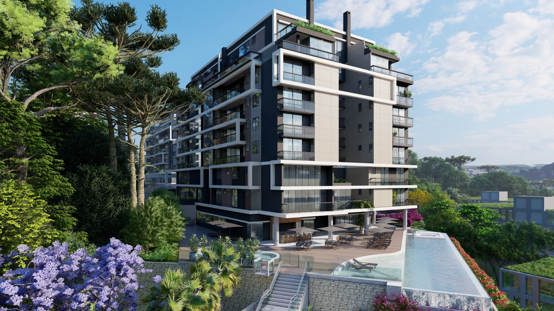 Cobertura Magnífica no Reserva Colina  Mossunguê, Curitiba