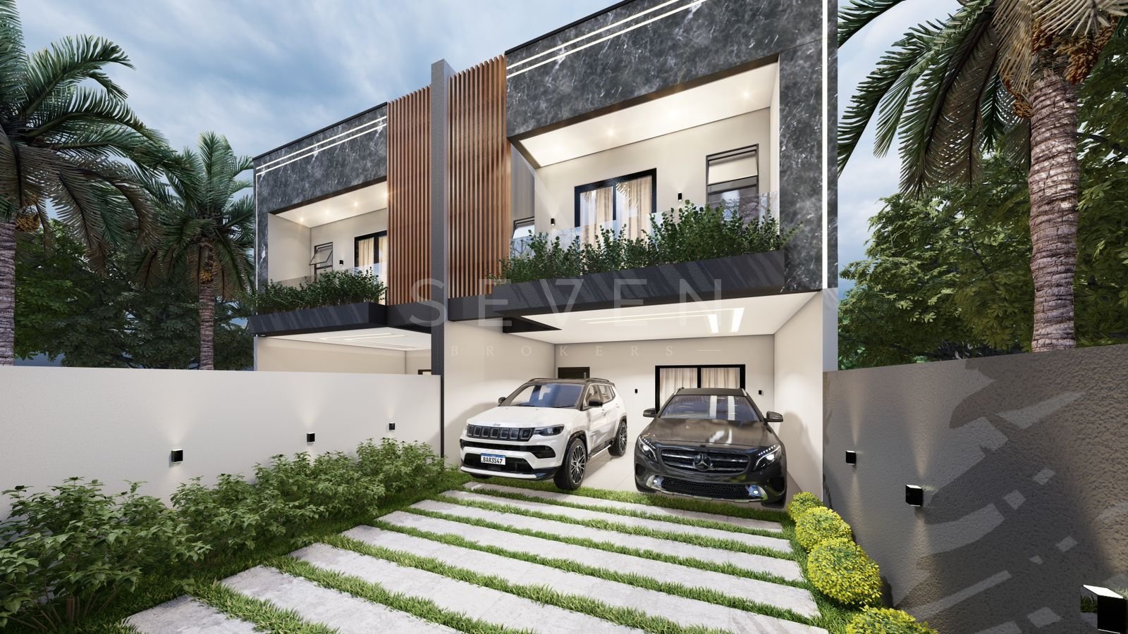 Sobrado sofisticado 165m  com piscina, terraço e acabamento pr...