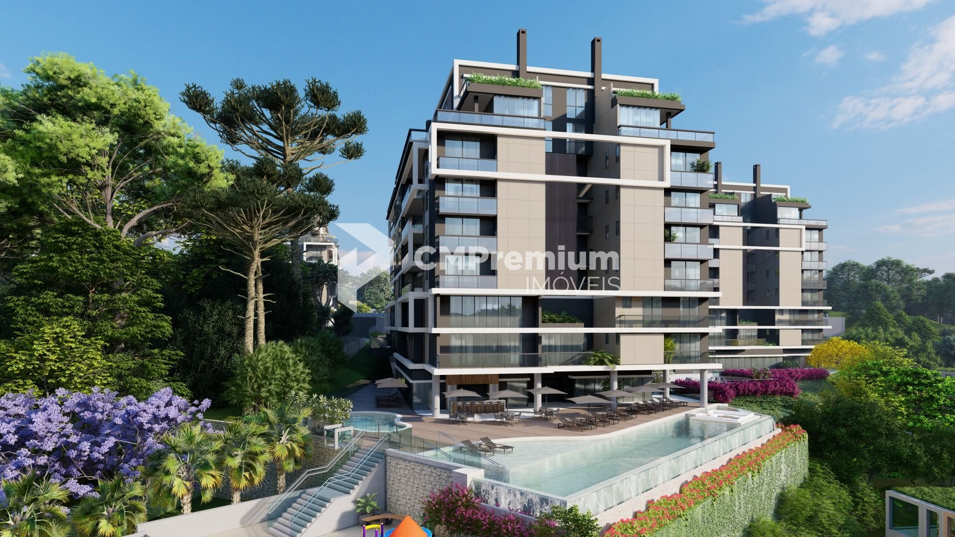 Cobertura Magnífica no Reserva Colina  Mossunguê, Curitiba