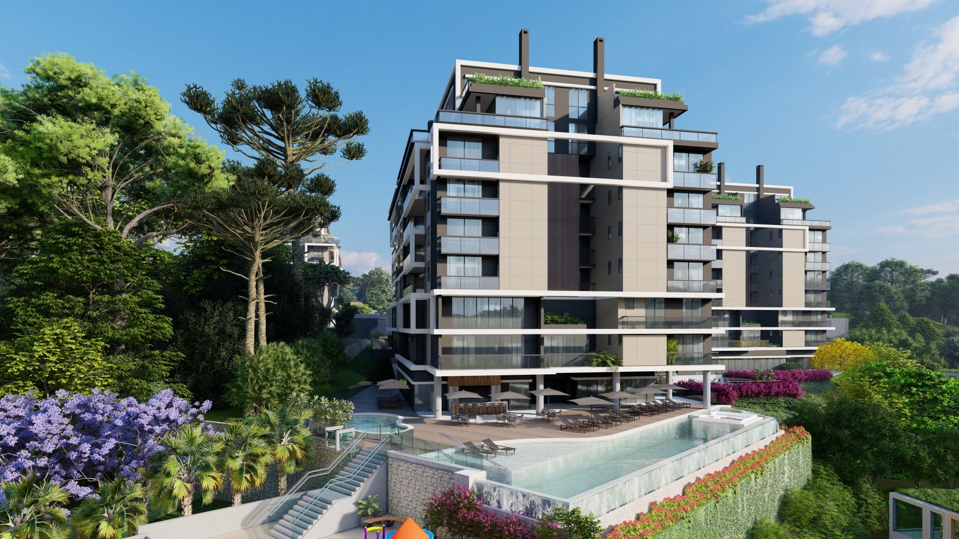 Cobertura Magnífica no Reserva Colina  Mossunguê, Curitiba