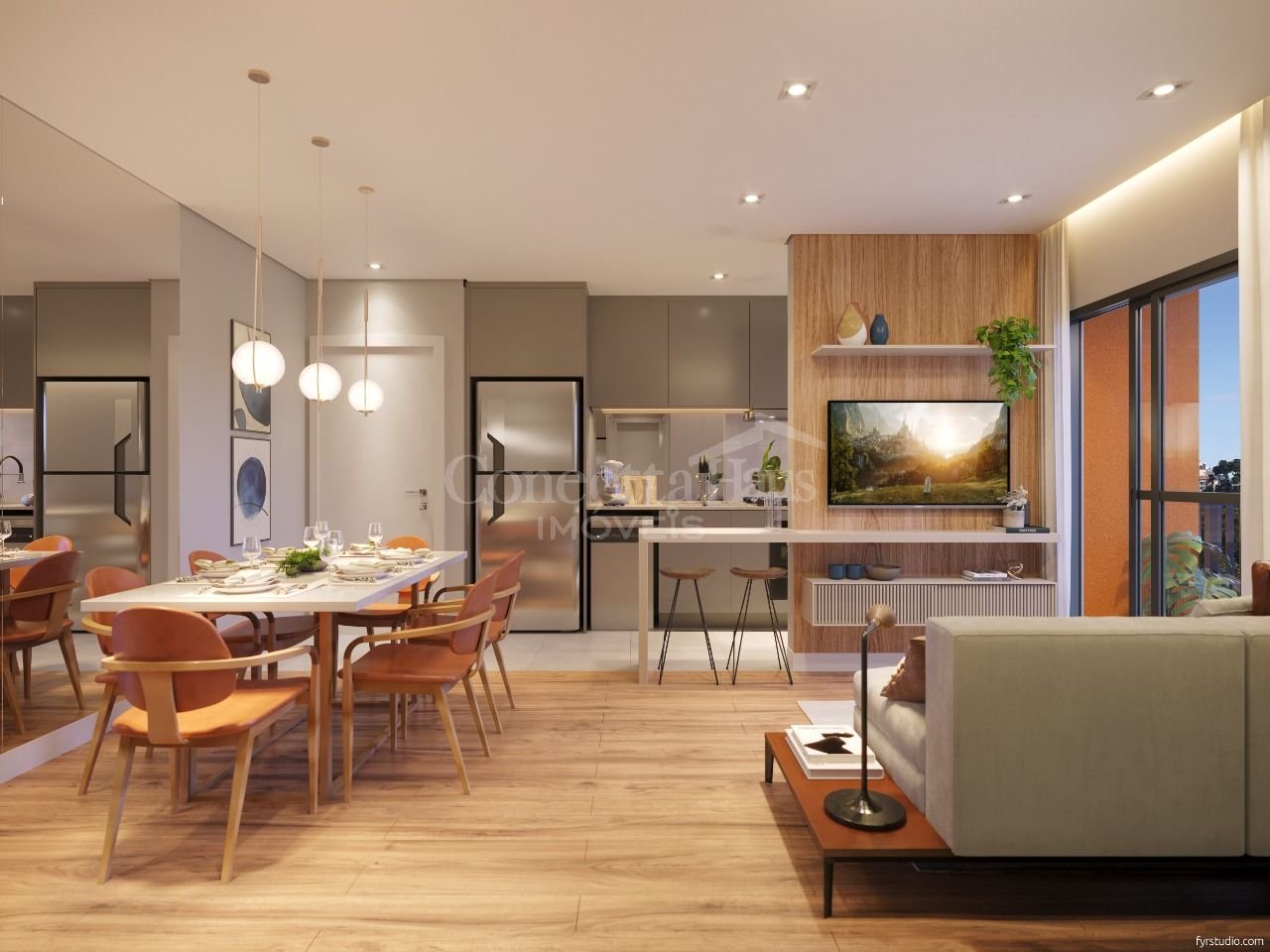 Apartamento com 2 dormitórios à venda,53.07 m , CURITIBA - PR
