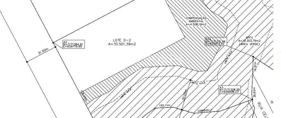 Terreno à venda, 30501 m  por R  6.000.000,00 - Fazenda Velha ...