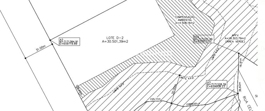 Terreno à venda, 30501 m  por R  6.000.000,00 - Fazenda Velha ...