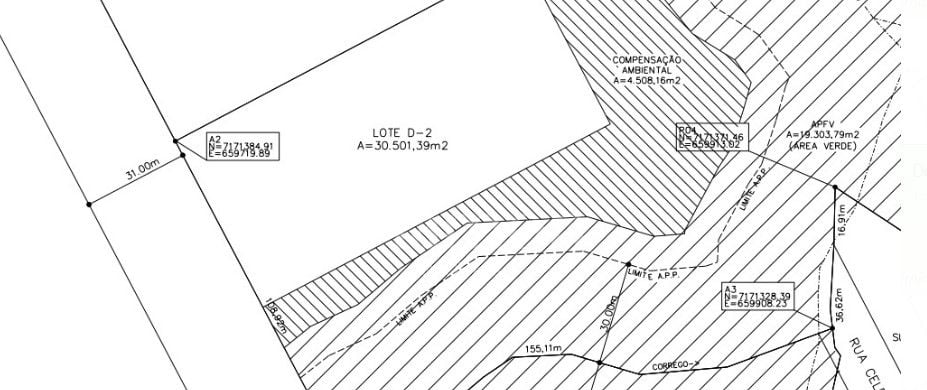 Terreno à venda, 30501 m  por R  6.000.000,00 - Fazenda Velha ...
