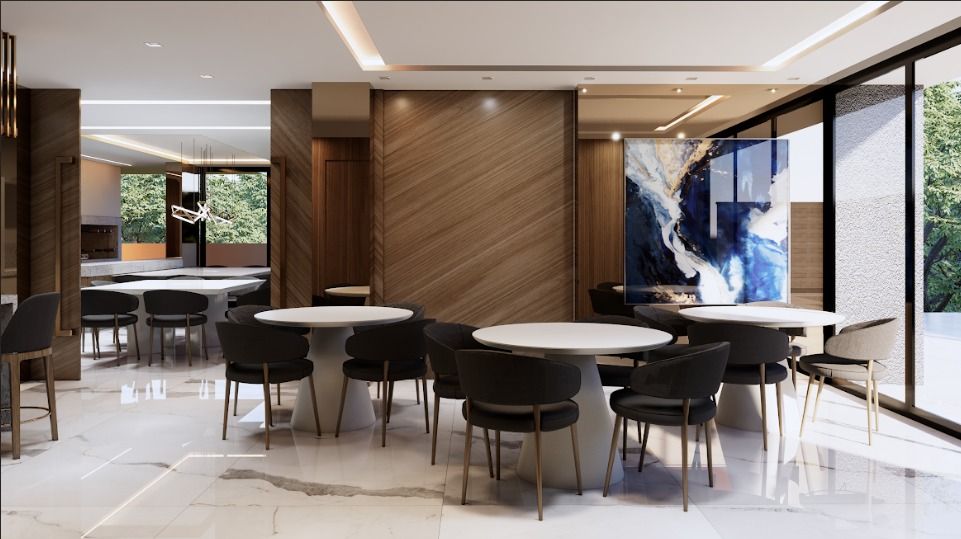 Apartamento de Luxo no Mossunguê  3 Suítes, Sacada com Churras...