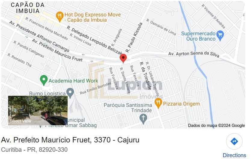 Terreno à venda, 3126 m  por R  3.180.000,00 - Cajuru - Curiti...