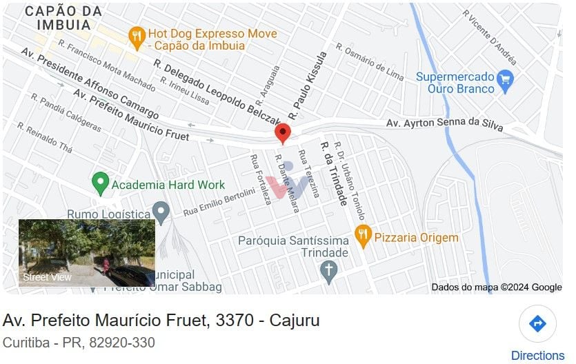 Terreno à venda, 3126 m  por R  3.180.000,00 - Cajuru - Curiti...