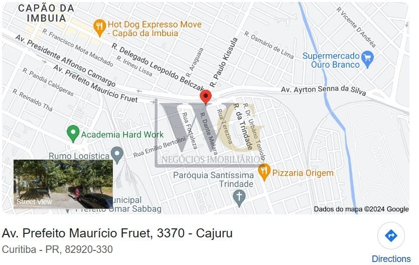 Terreno à venda, 3126 m  por R  3.180.000,00 - Cajuru - Curiti...