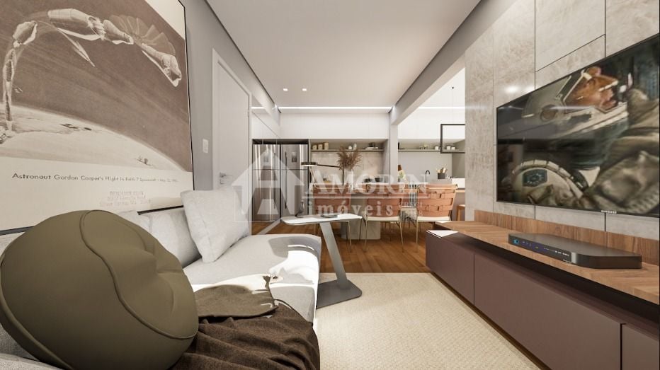 Apartamento com 2 dormitórios à venda,89.44 m , portão, CURITI...
