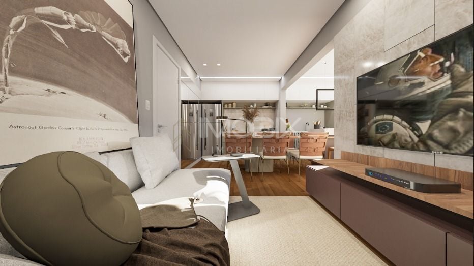 Apartamento com 2 dormitórios à venda,89.44 m , portão, CURITI...