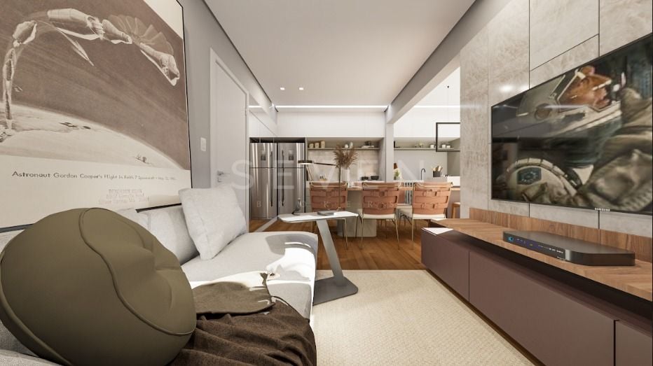 Apartamento com 2 dormitórios à venda,89.44 m , portão, CURITI...