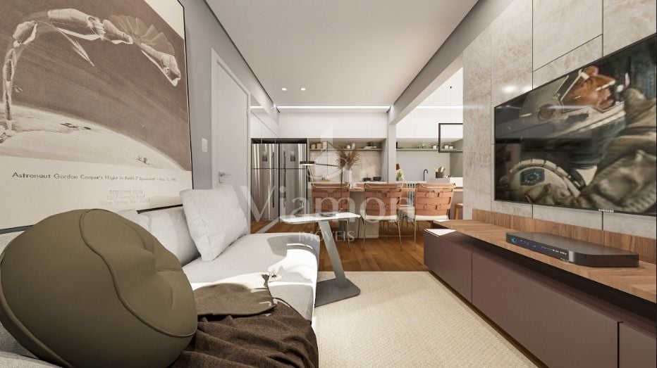 Apartamento com 2 dormitórios à venda,89.44 m , portão, CURITI...