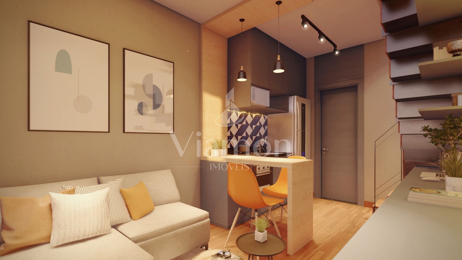 Studio com 1 dormitório à venda,28.79 m , novo mundo, CURITIBA...