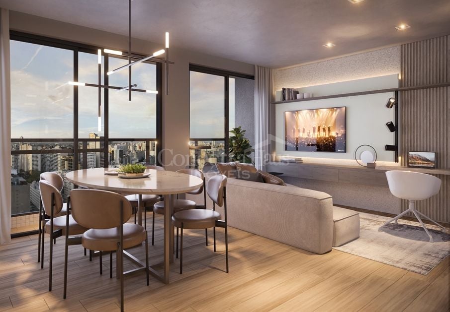 Apartamento com 1 dormitório à venda,41.15 m , centro, CURITIB...