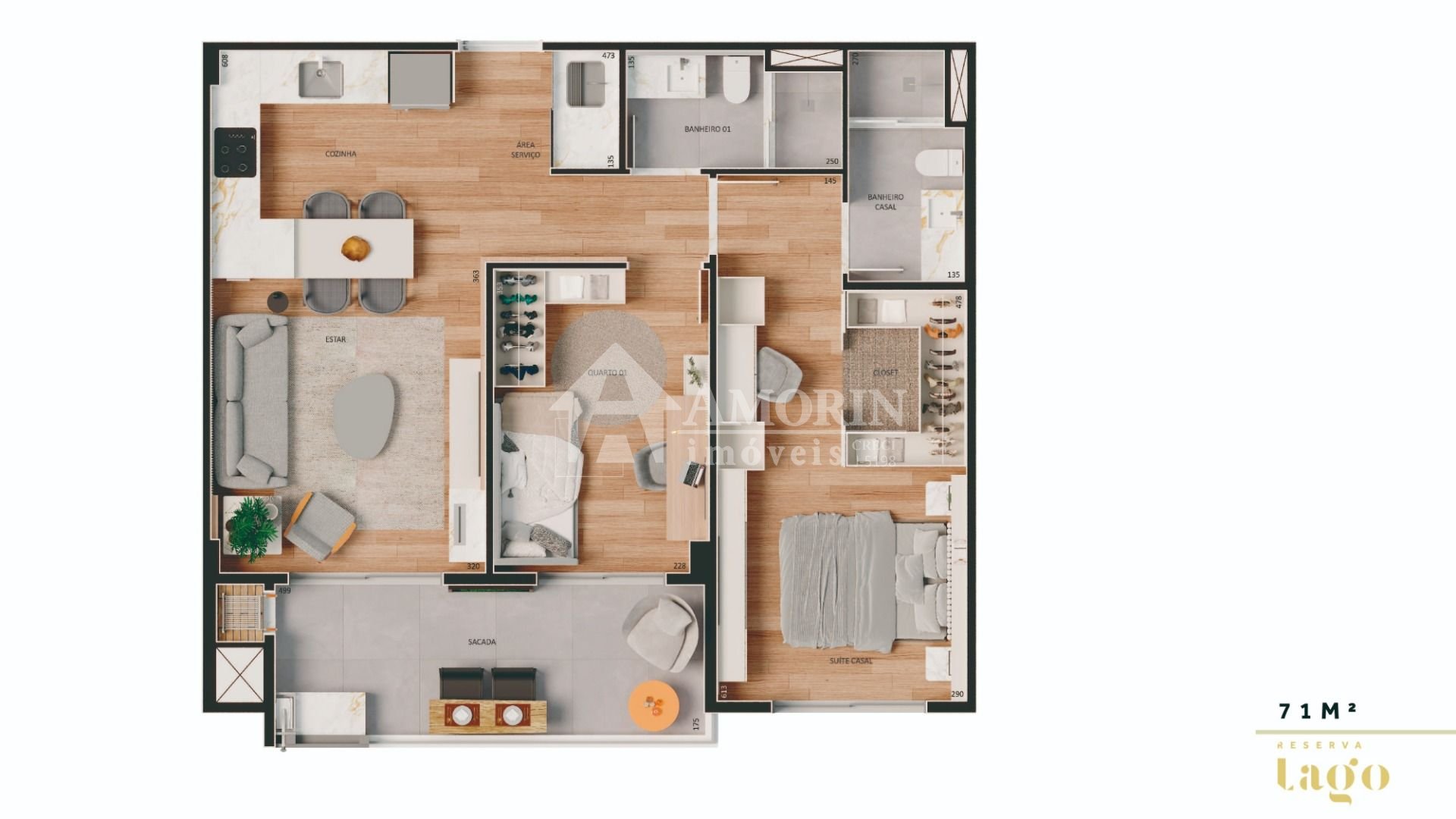 Apartamento Dois Quartos No Seminário
