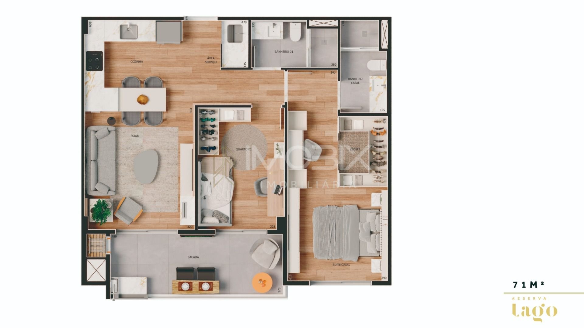 Apartamento Dois Quartos No Seminário