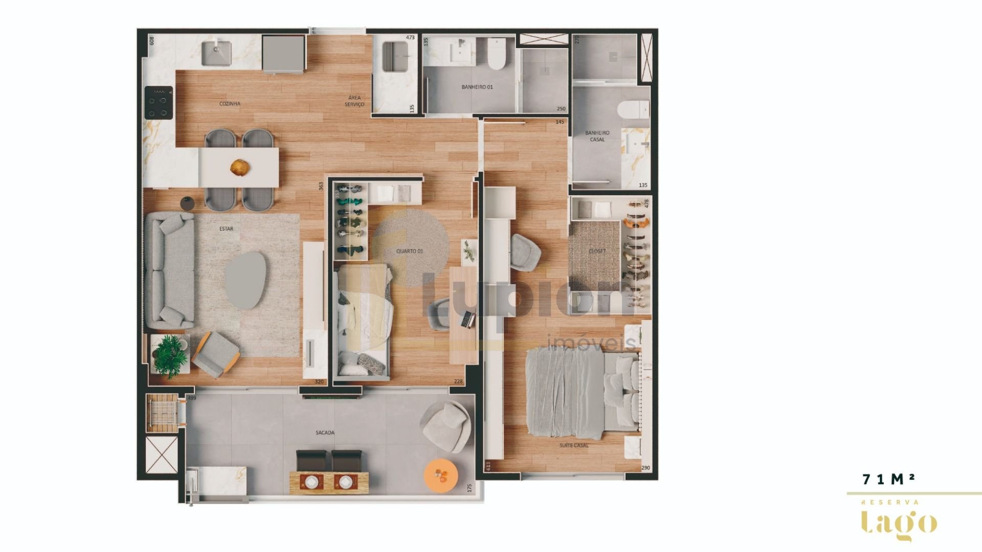 Apartamento Dois Quartos No Seminário
