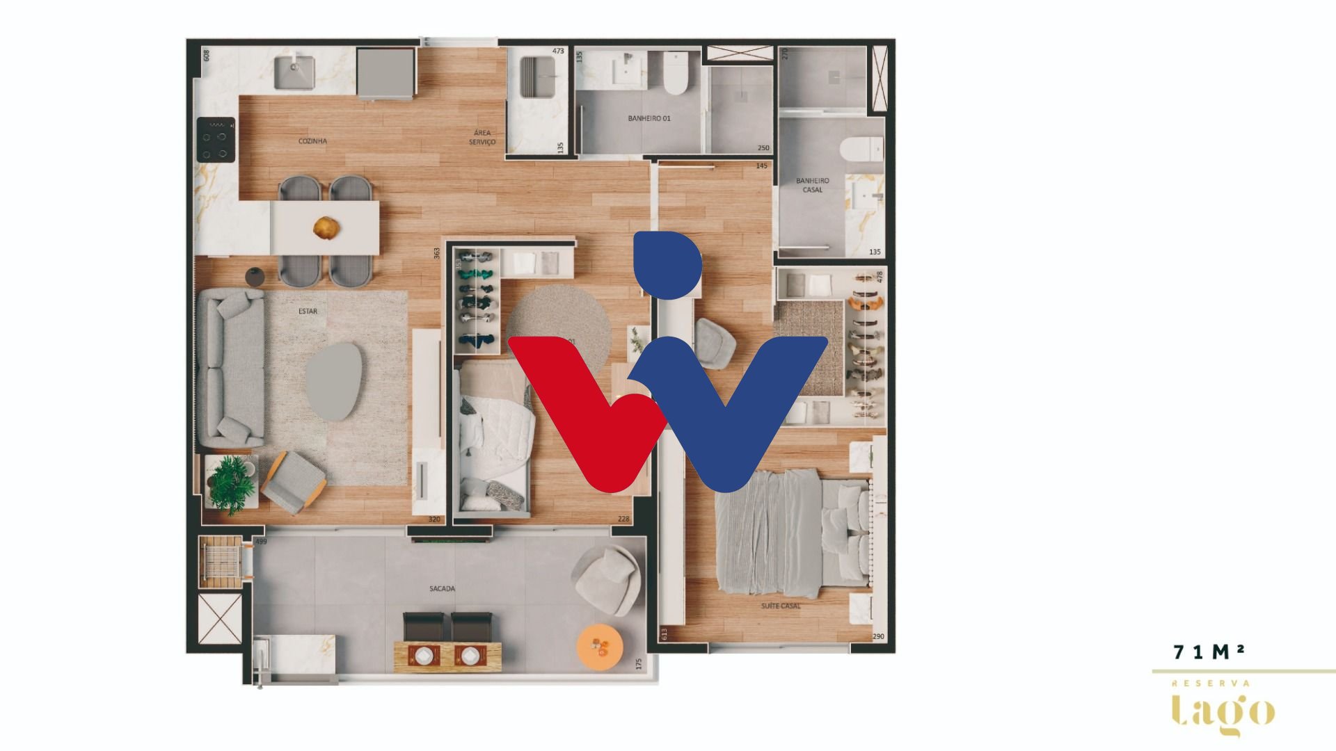 Apartamento Dois Quartos No Seminário