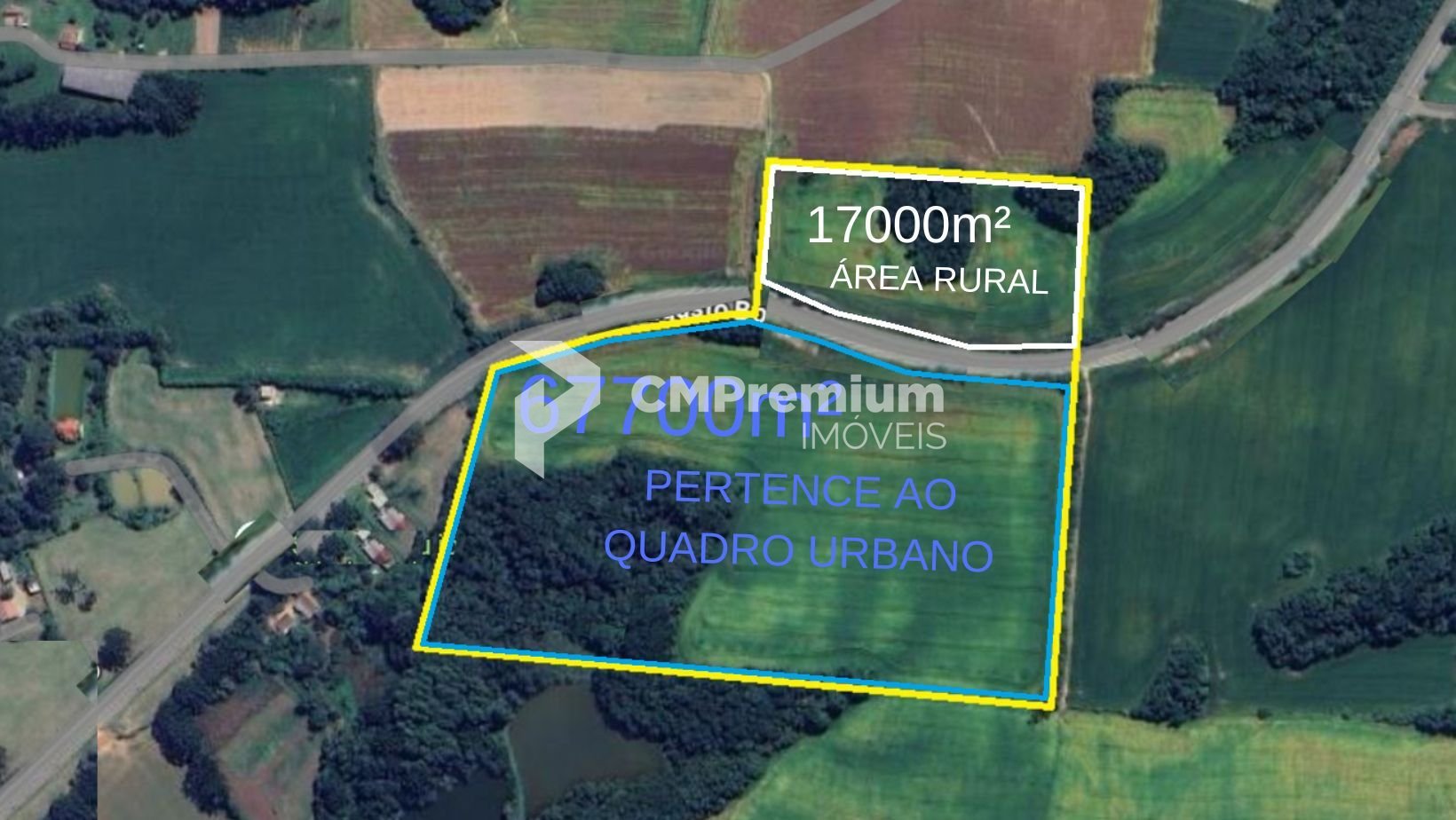 Chácara à venda,84700.m , pertence ao quadro urbano  do Guajuv...