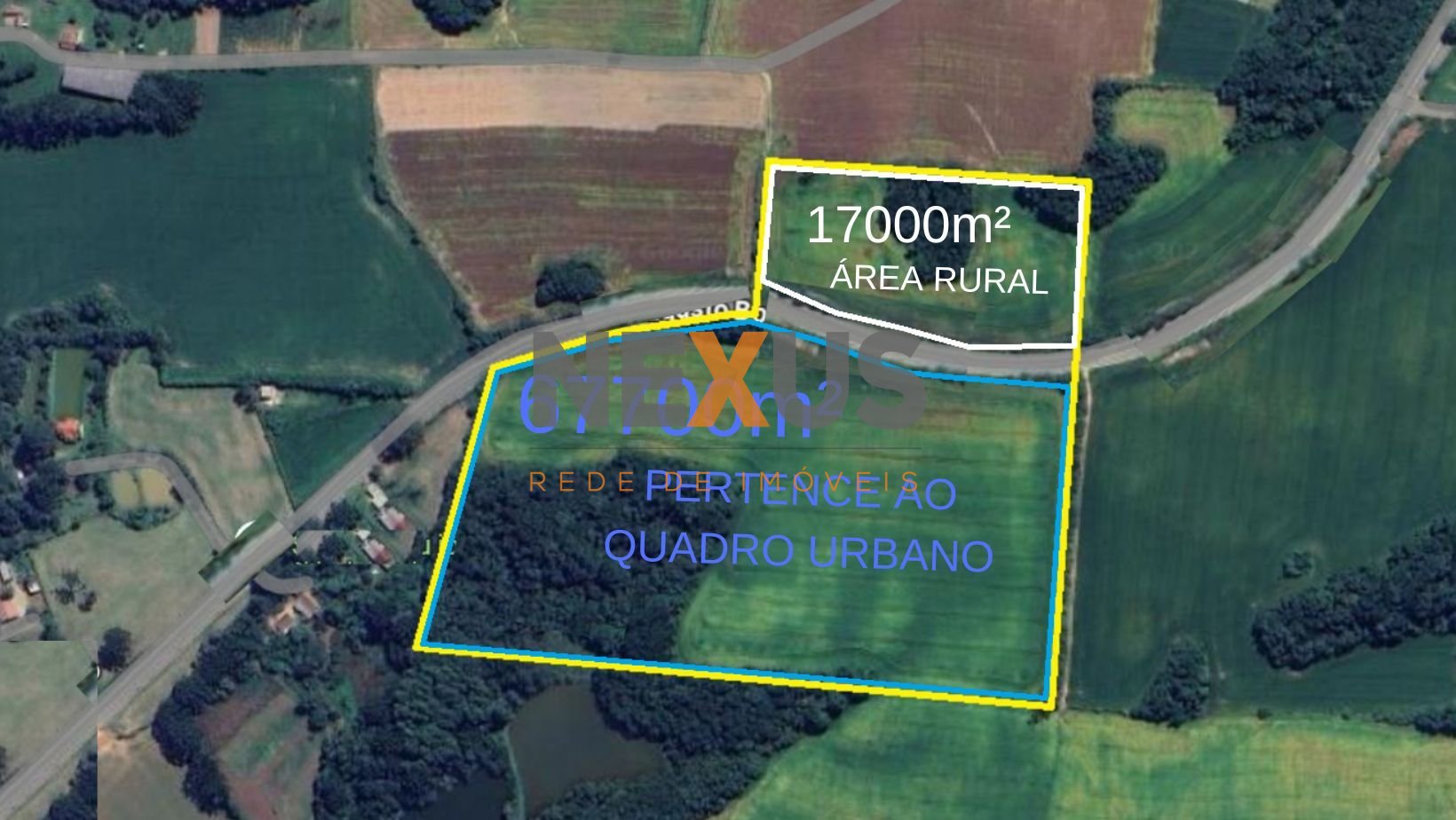 Chácara à venda,84700.m , pertence ao quadro urbano  do Guajuv...