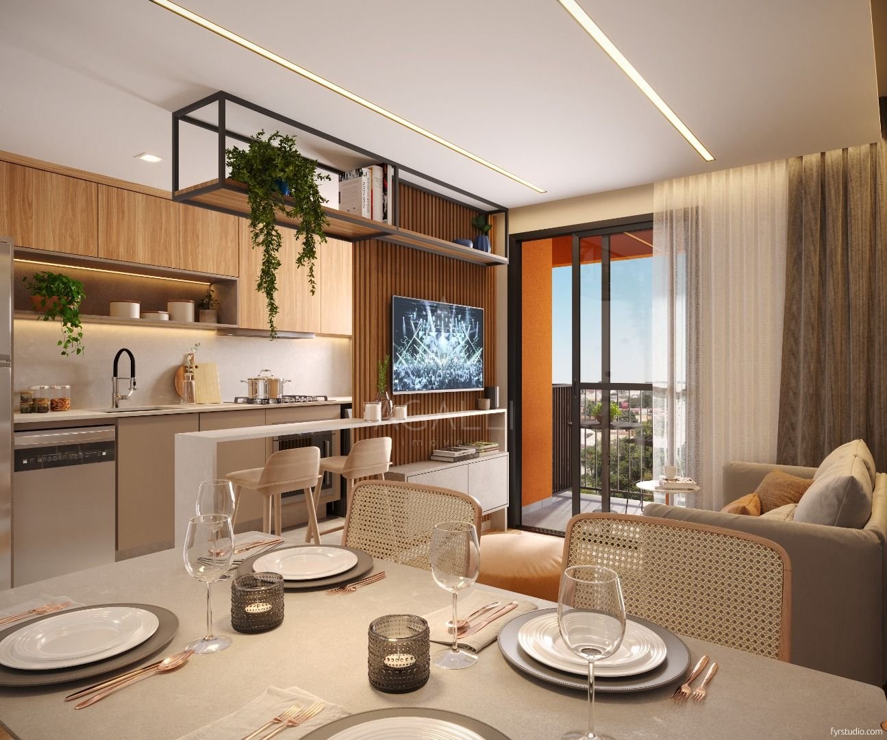 Apartamento com 2 dormitórios à venda,53.07 m , CURITIBA - PR