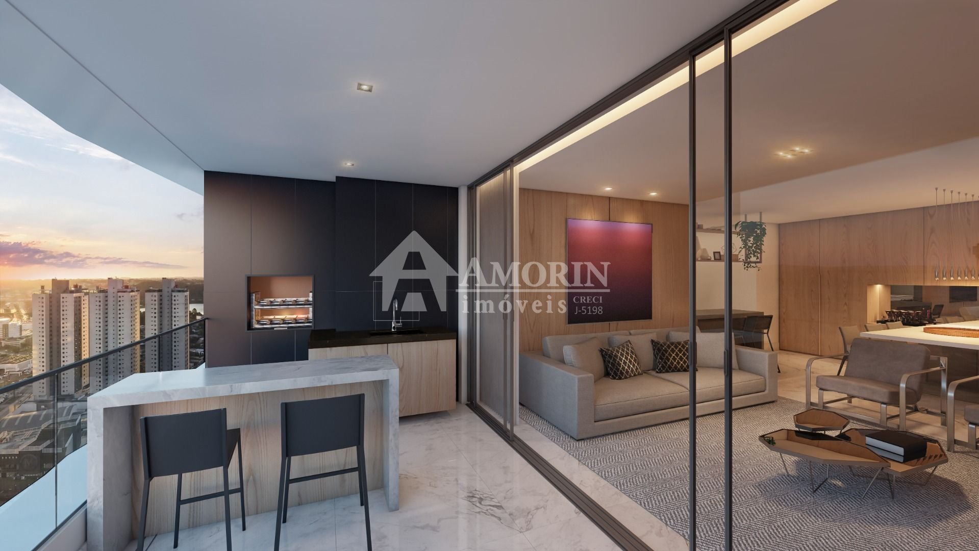 Sofisticado Apartamento 2 Suítes à Venda no Bigorrilho. Confor...