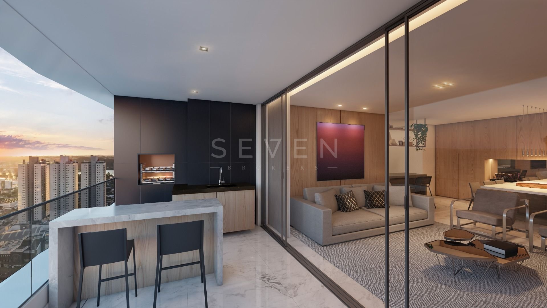 Sofisticado Apartamento 2 Suítes à Venda no Bigorrilho. Confor...