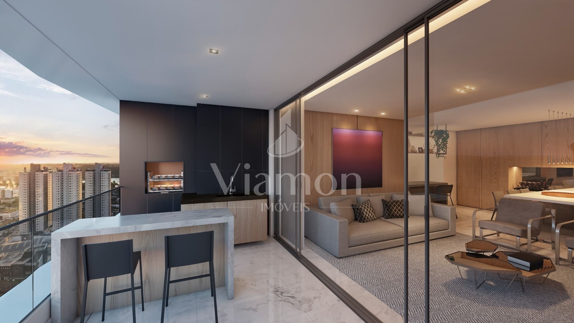 Sofisticado Apartamento 2 Suítes à Venda no Bigorrilho. Confor...