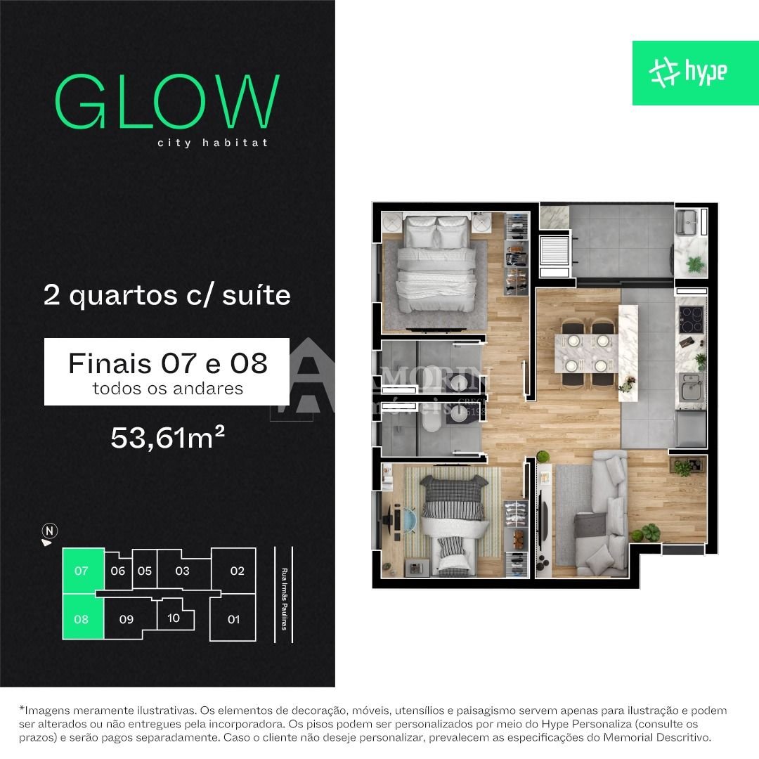Apartamento com 3 dormitórios à venda,5694.00 m , novo mundo, ...