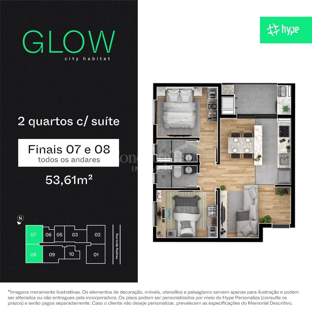 Apartamento com 3 dormitórios à venda,5694.00 m , novo mundo, ...