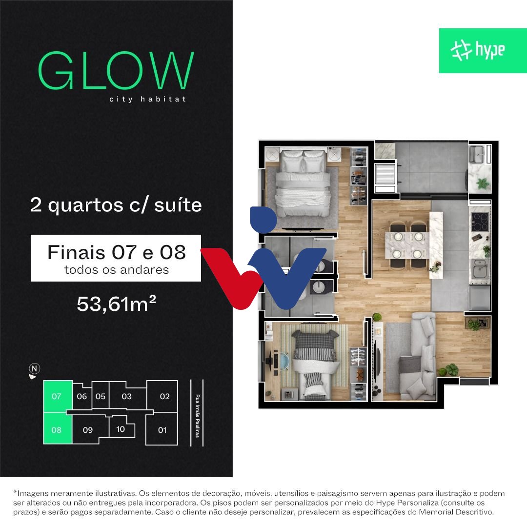 Apartamento com 3 dormitórios à venda,5694.00 m , novo mundo, ...