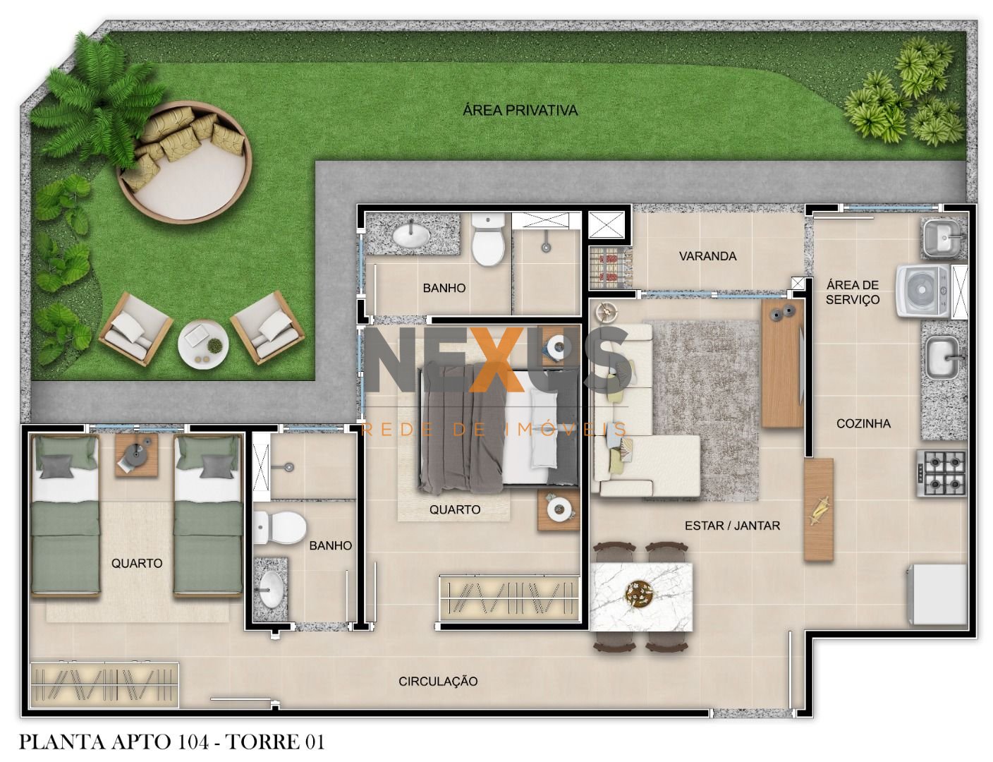 Apartamento com 2 dormitórios à venda, 50 m  por R  433.900,00...