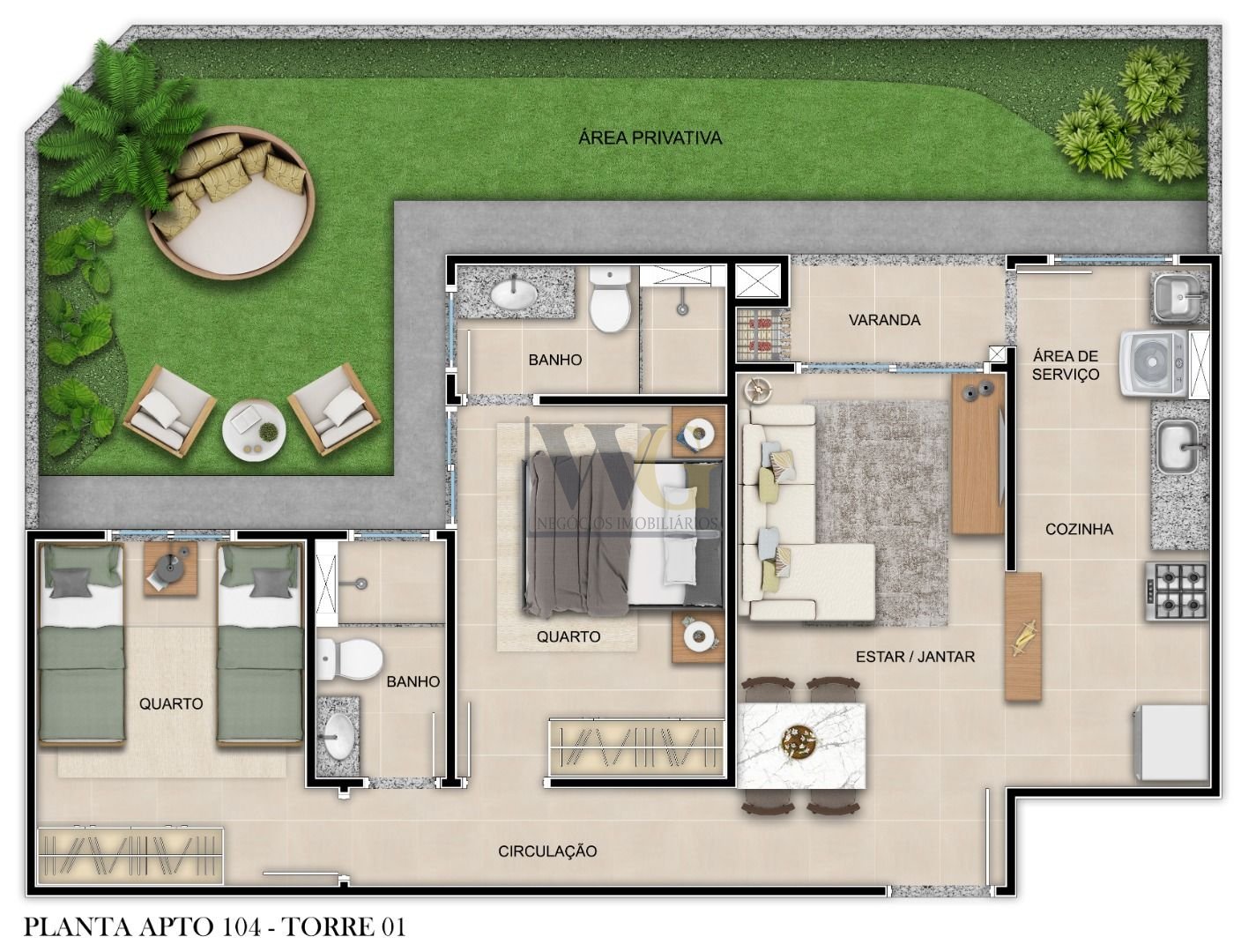 Apartamento com 2 dormitórios à venda, 50 m  por R  433.900,00...