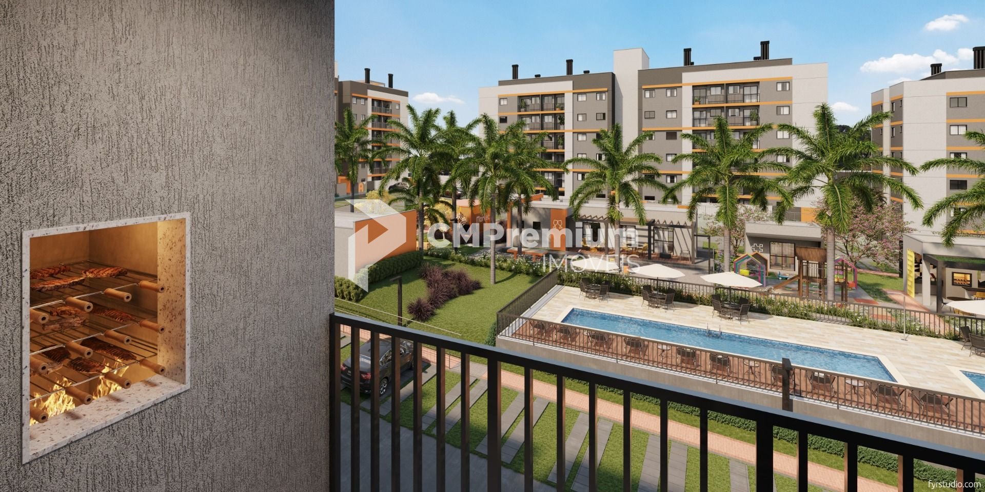 Apartamento com 2 dormitórios à venda,53.07 m , CURITIBA - PR