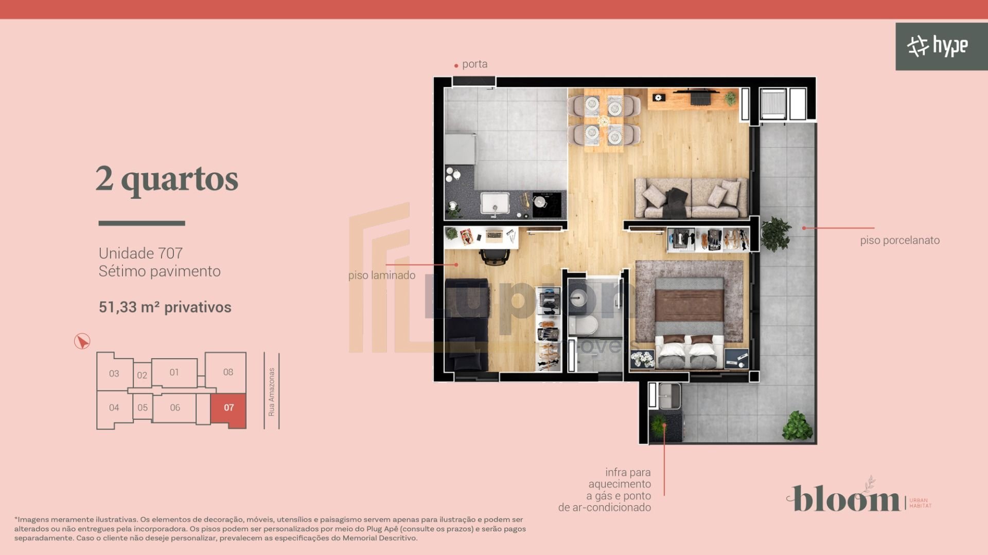 Apartamento com 2 dormitórios à venda, 55 m  por R  619.900,00...
