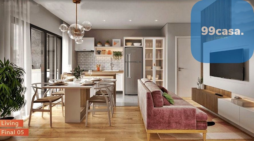 Apartamento com 2 dormitórios à venda, 53 m  por R  650.000,00...