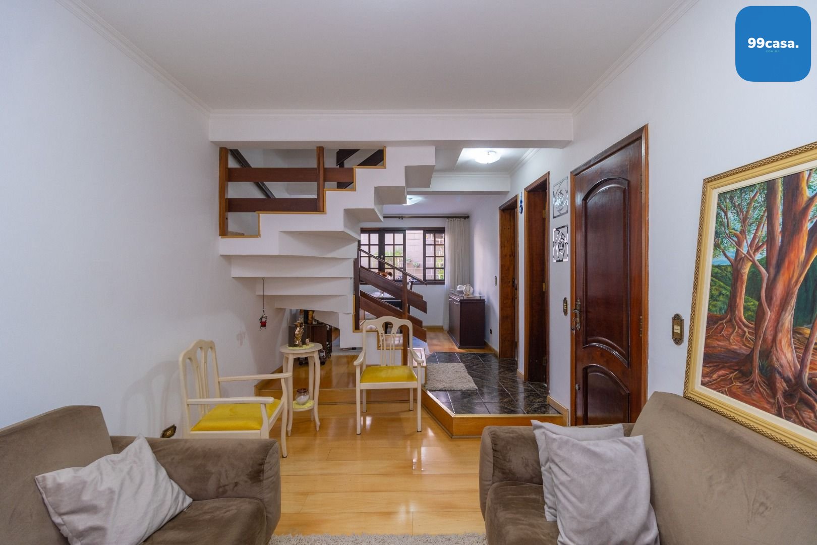 Sobrado Triplex 129m  em Condomínio Fechado no Portão  Seguran...