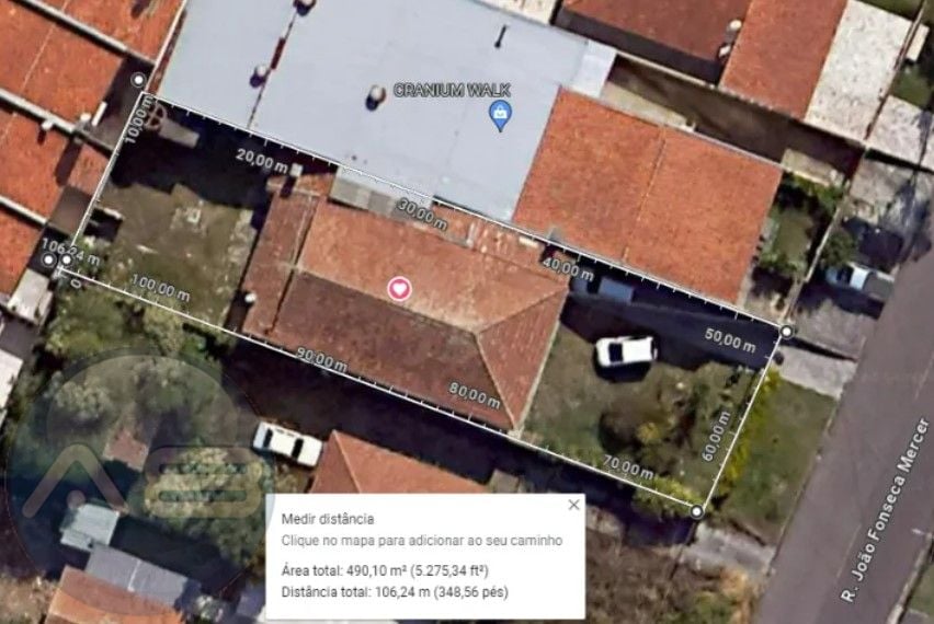 Terreno à venda, 490 m  por R  630.000,00 - Atuba - Curitiba PR