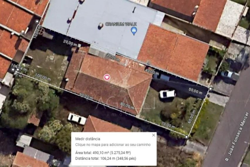 Terreno à venda, 490 m  por R  630.000,00 - Atuba - Curitiba PR