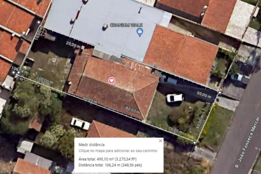 Terreno à venda, 490 m  por R  630.000,00 - Atuba - Curitiba PR