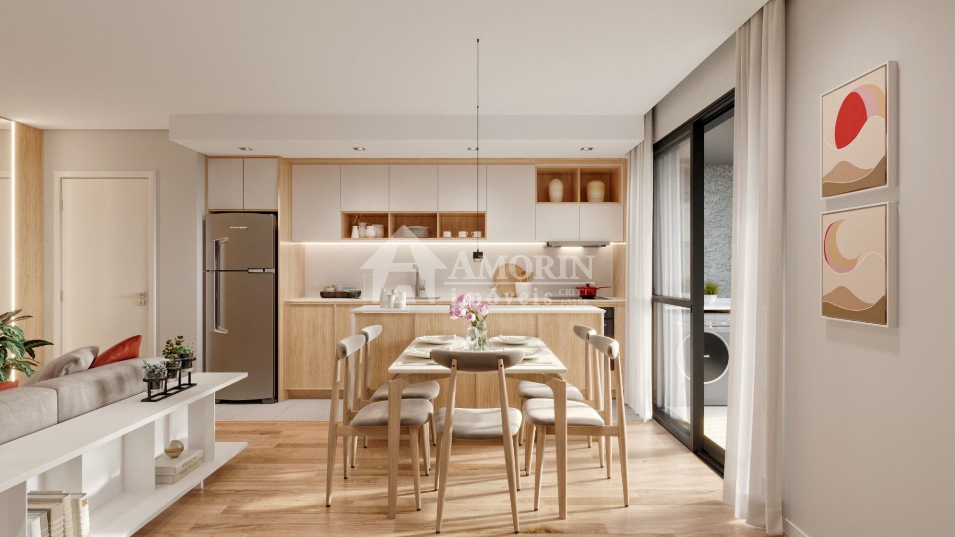Apartamento com 2 dormitórios à venda, 57 m  por R  589.900,00...