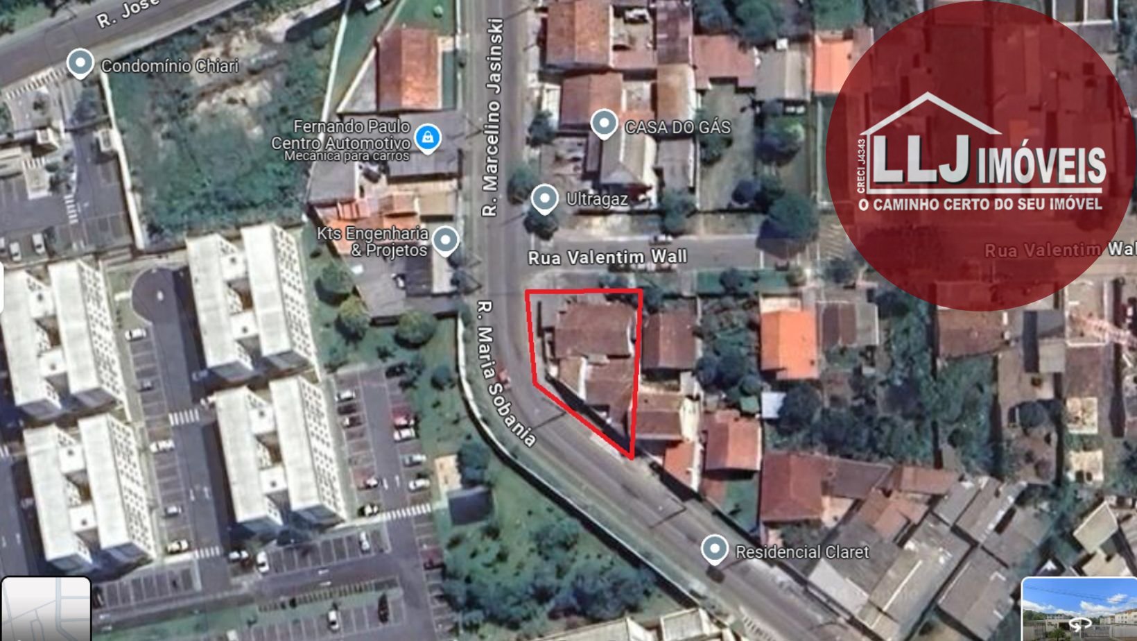 Terreno Comercial de esquina, à venda, 409 m  por R  690.000 - Tindiquera - Araucária PR