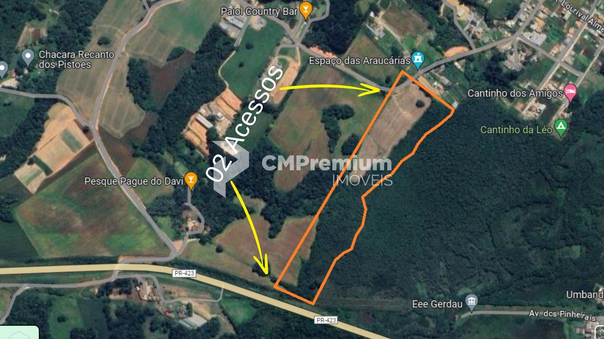 Terreno à venda, 73306 m  por R  13.700.000,00 - Estação - Ara...